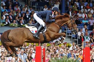 Simon Delestre and Ryan Des Hayettes Individual Final Competition FEI European Championships - Aachen 2015